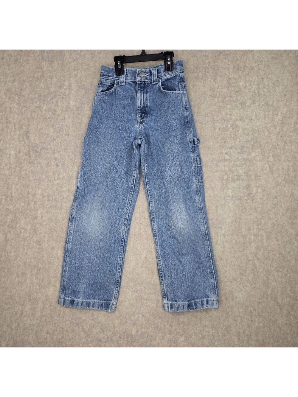 Boys Carpenter Jeans Light Wash Size 10 Regular Cotton Straight Leg Durable